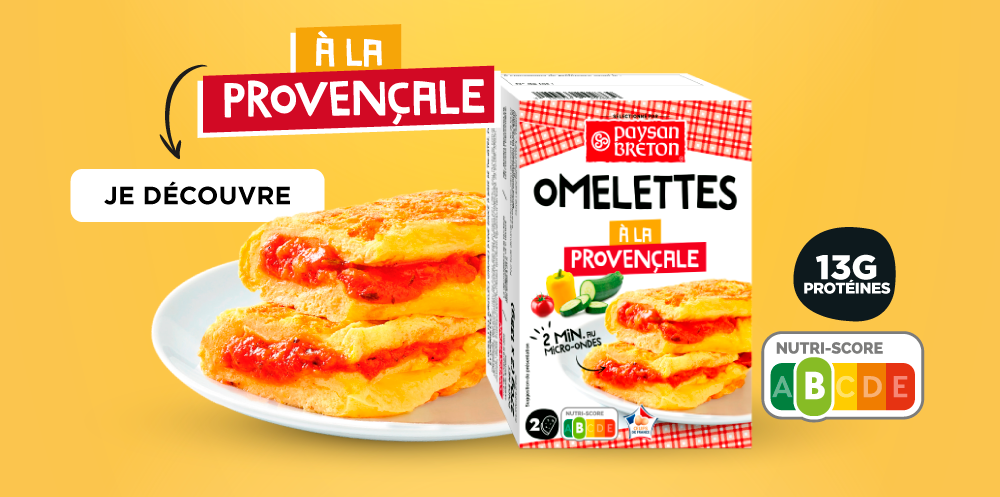 omelettes gourmandes provençale paysan breton