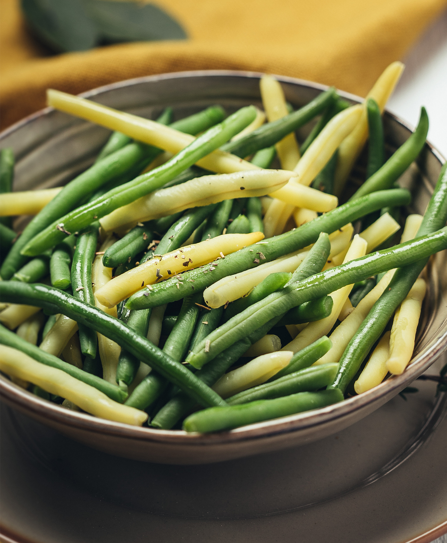 Duo haricots verts et beurre