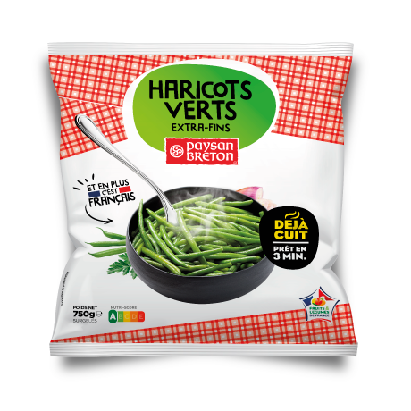 haricots verts déjà cuits paysan breton surgelés