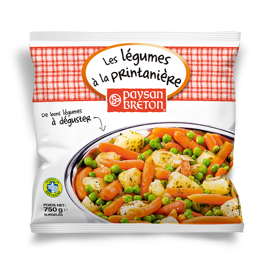 Les légumes à la printanière