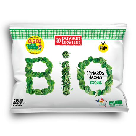 Epinards hachés BIO paysan breton