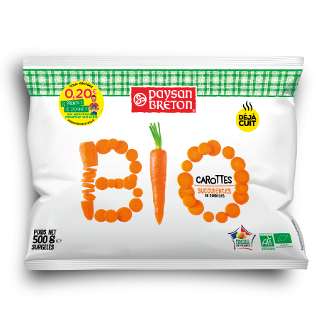 Carottes en rondelles bio