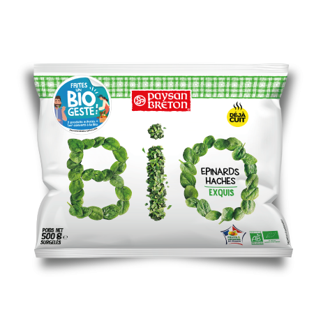 Epinards hachés BIO paysan breton
