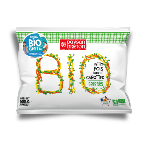 Petits pois et carottes BIO paysan breton