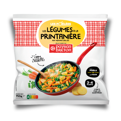 Les légumes à la printanière