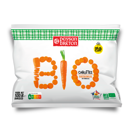 Carottes en rondelles bio paysan breton