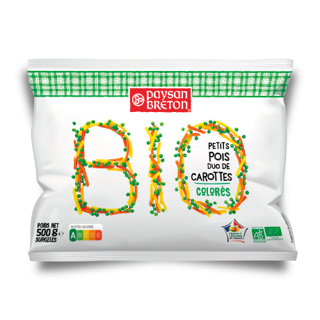Petits pois et carottes BIO paysan breton
