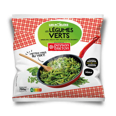 Poêlée Légumes verts paysan breton